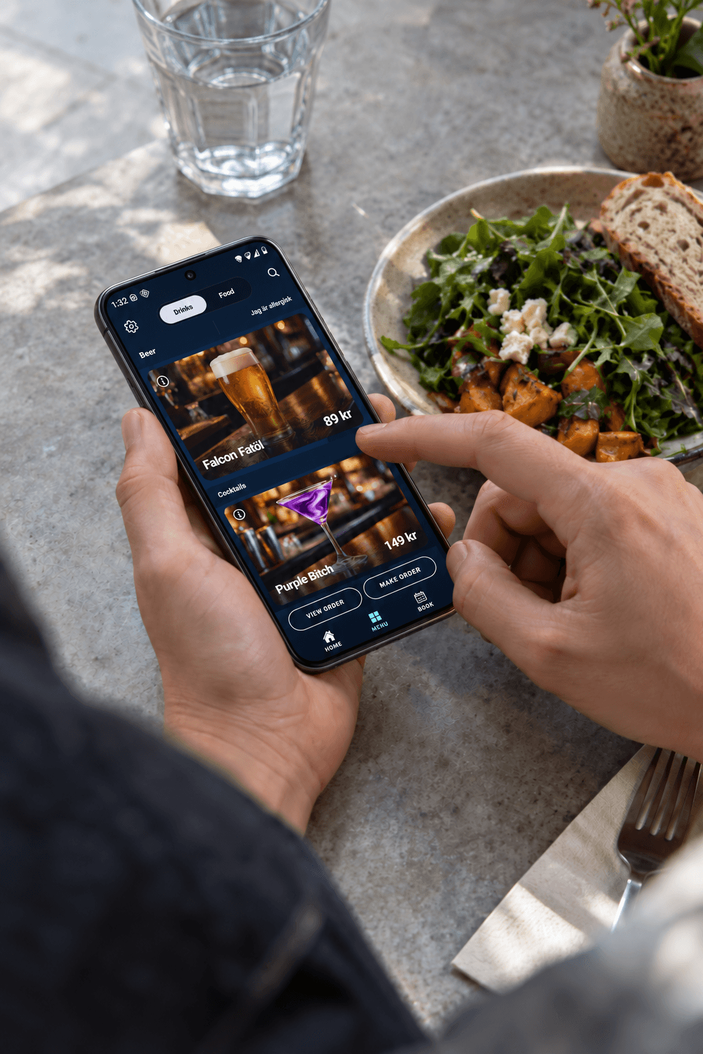 Digital food and drink ordering